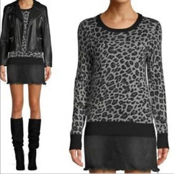 Isaac Mizrahi leopard print sweater small - Picture 9 of 11